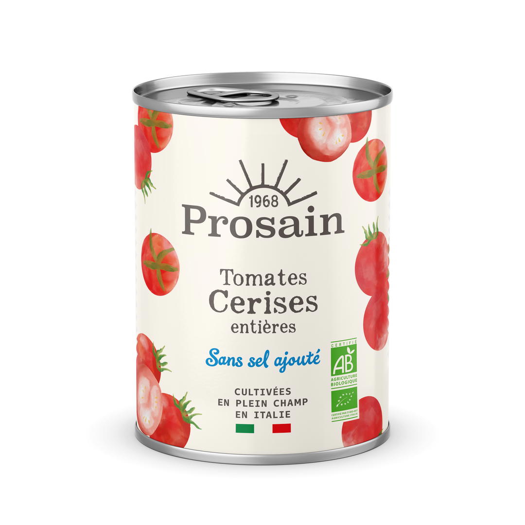 Tomates cerises entières bio