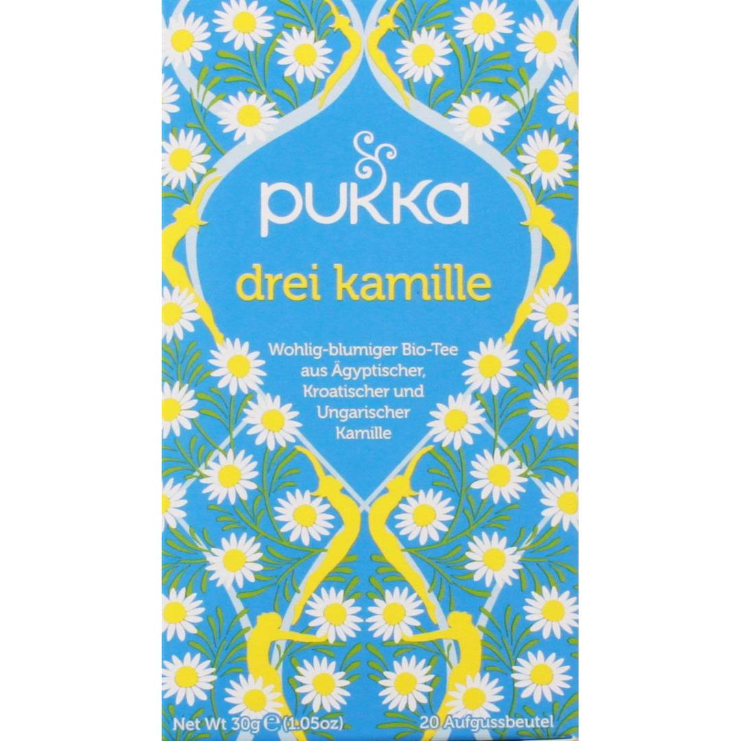 Bio Kräutertee Drei Kamille, Beutel