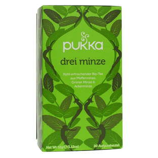 Bio Kräutertee Drei Minze, Beutel