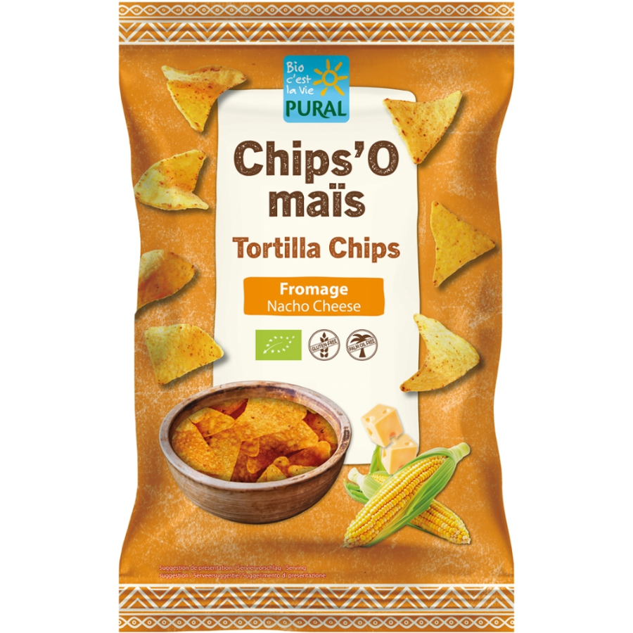 Bio Chips'O Mais Nacho Cheese, glutenfrei