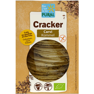 Bio Cracker Kümmel, glutenfrei