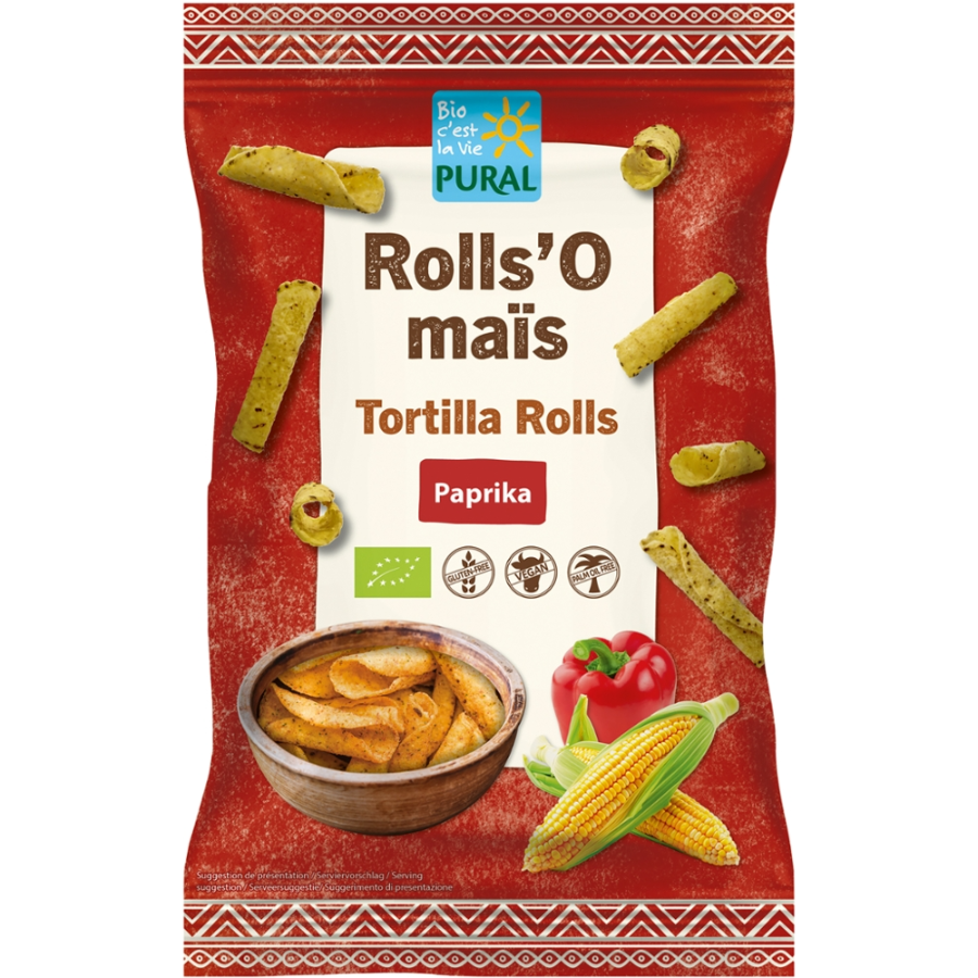 Bio Rolls’O Mais Paprika, glutenfrei