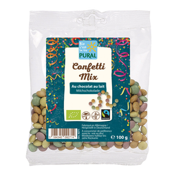 Bonbons confetti chocolat au lait bio