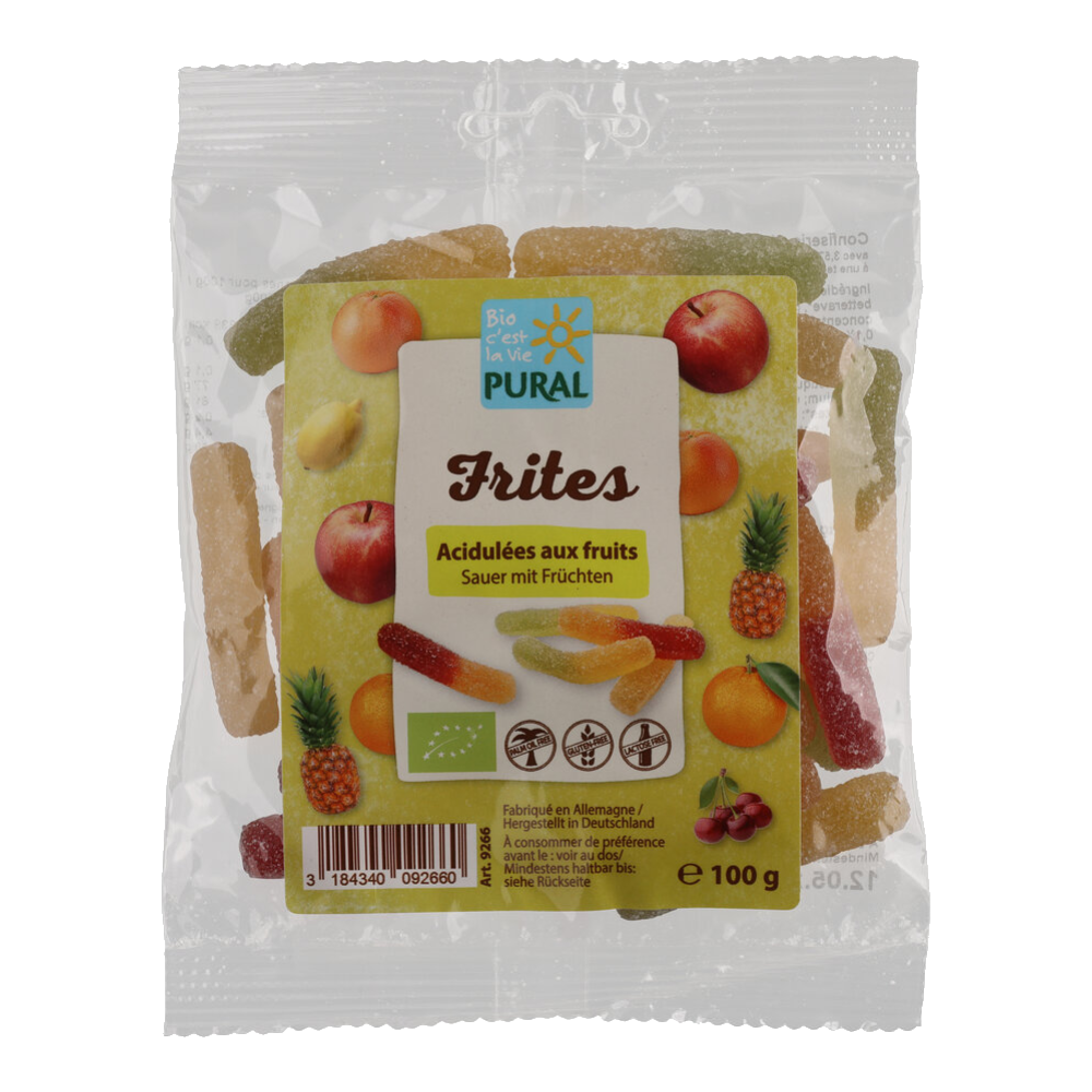 Bonbons frites acidulées bio