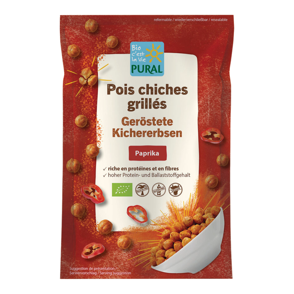 Pois chiches grillés au paprika bio