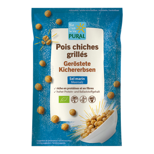 Pois chiches grillés sel marin bio