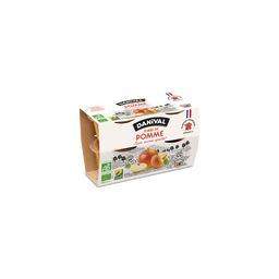 Purée pommes bio - 4x100g
