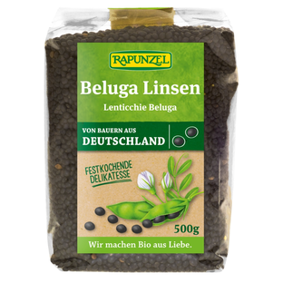 Bio Beluga Linsen schwarz