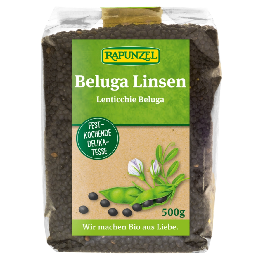 Bio Beluga Linsen schwarz