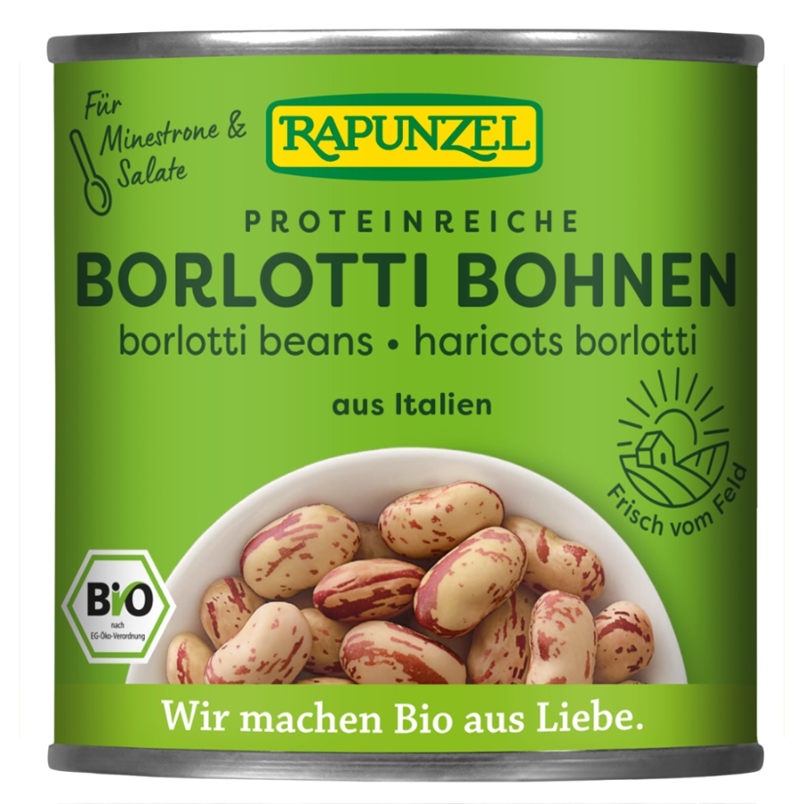 Bio Borlotti Bohnen