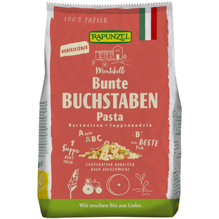Bio Buchstaben Pasta Semola