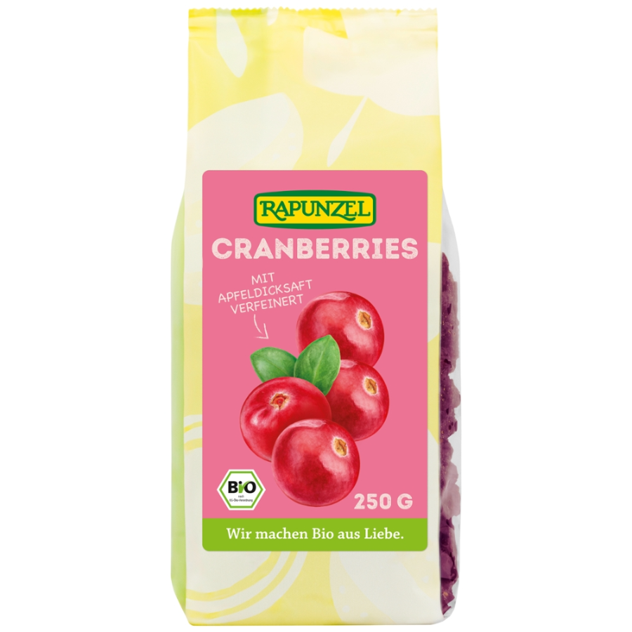 Bio Cranberries ganze Beeren