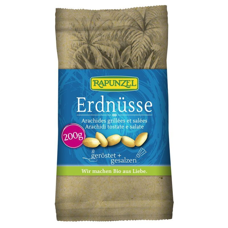 Bio Erdnüsse geröstet und gesalzen