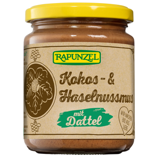 Bio Kokos- & Haselnussmus mit Dattel