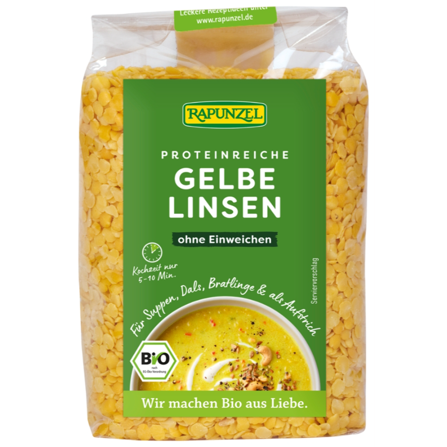 Bio Linsen gelb
