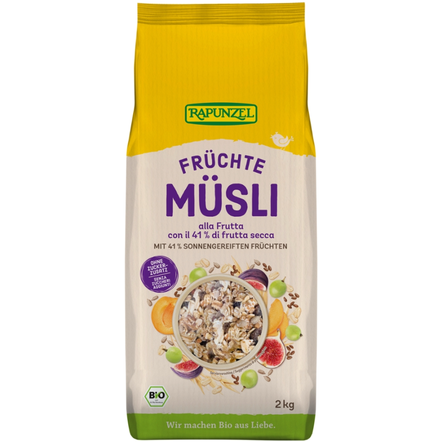 Bio Müsli Früchte, Vorratsgröße 2 kg