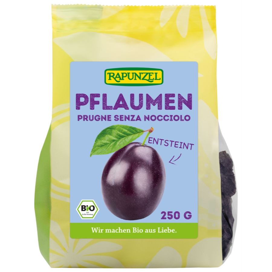 Bio Pflaumen, entsteint