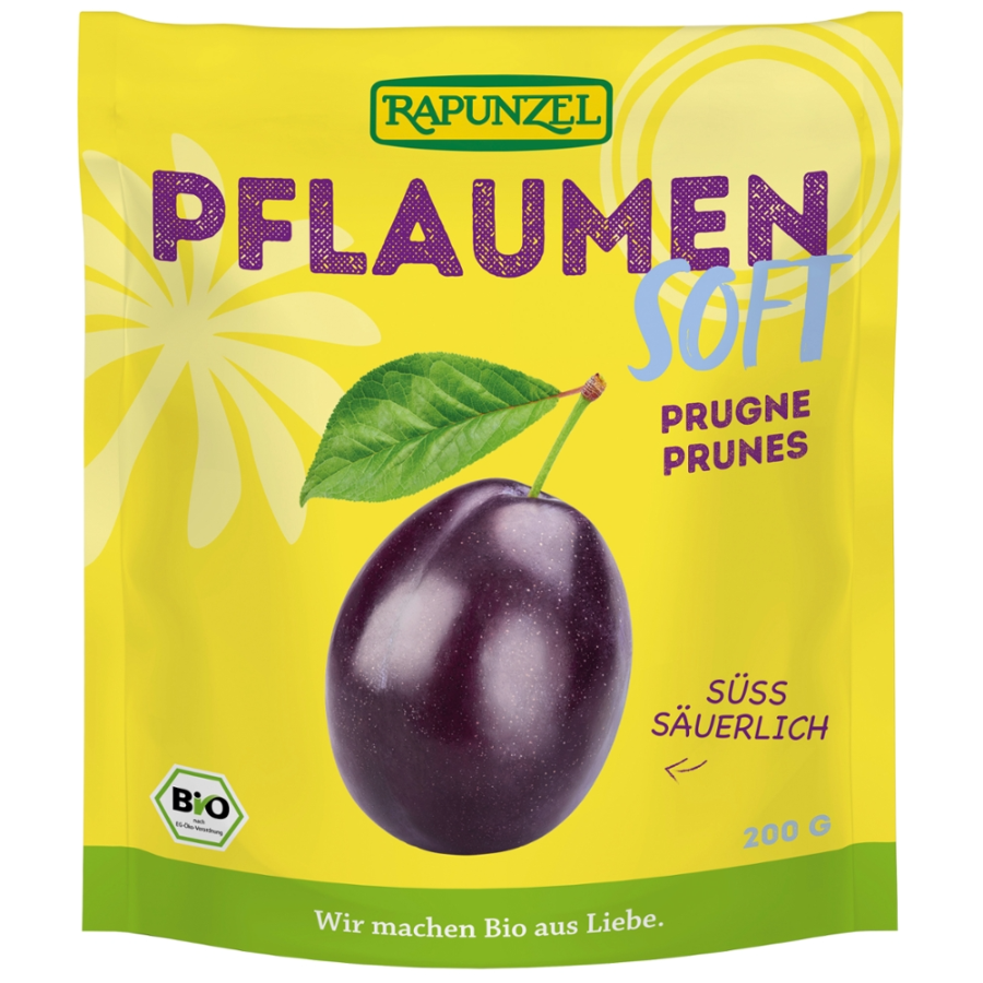 Bio Soft-Pflaumen, entsteint