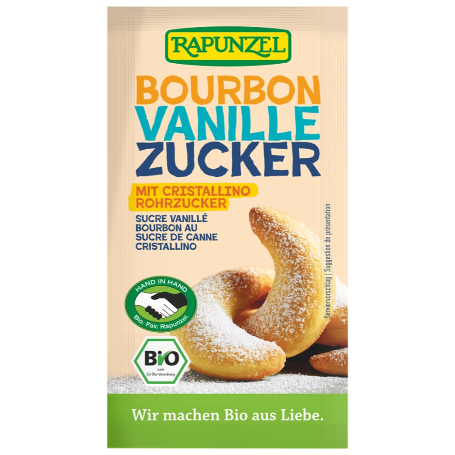 Bio Vanillezucker, 4 Stück