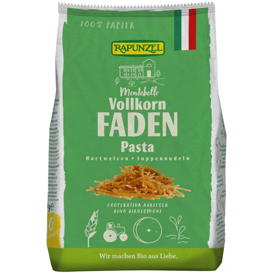 Bio Vollkorn-Suppennudeln