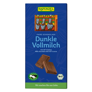 Bio Schokolade Vollmilch Dunkel