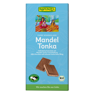 Bio Schokolade Vollmilch Mandel-Tonka