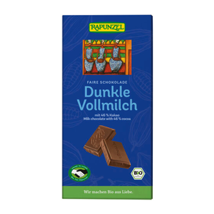 Chocolat au lait 46 % de cacao bio