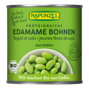Jeunes fèves de soja edamame bio