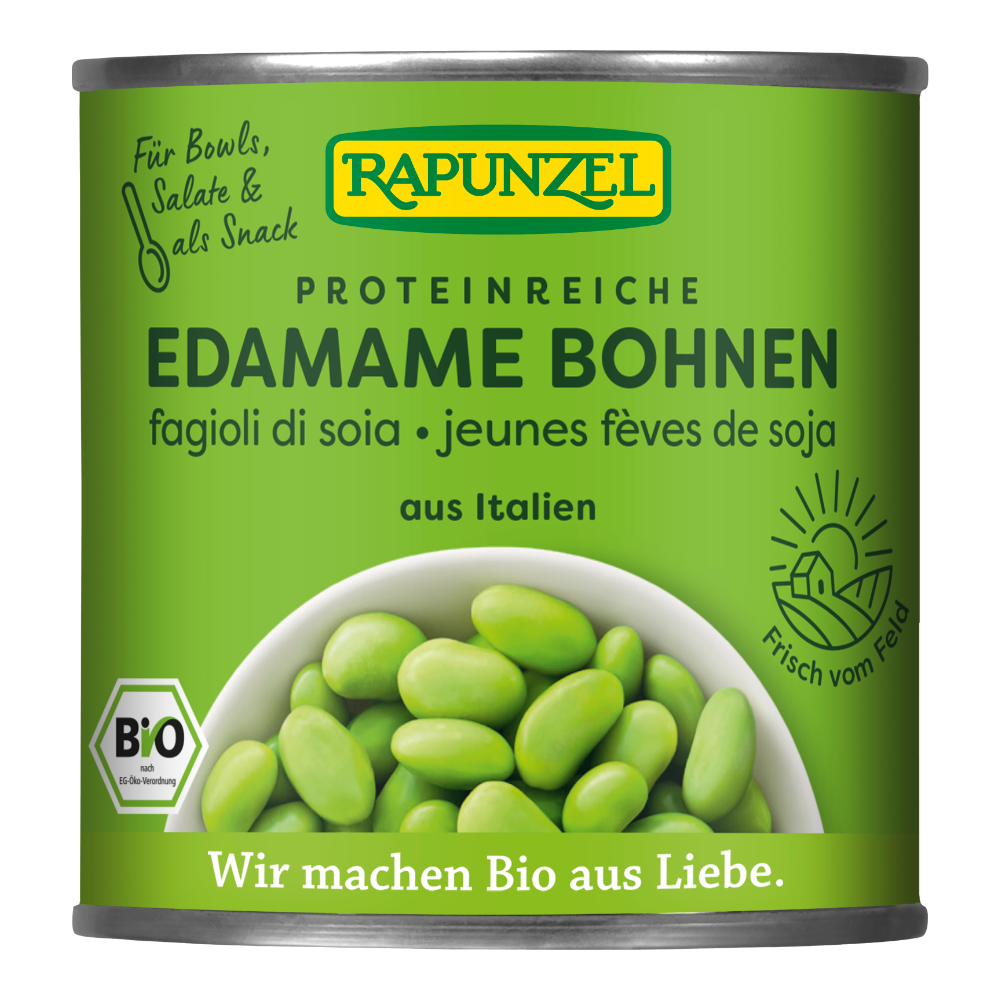 Jeunes fèves de soja edamame bio