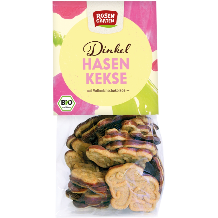 Bio Dinkel Hasenkekse Vollmilch