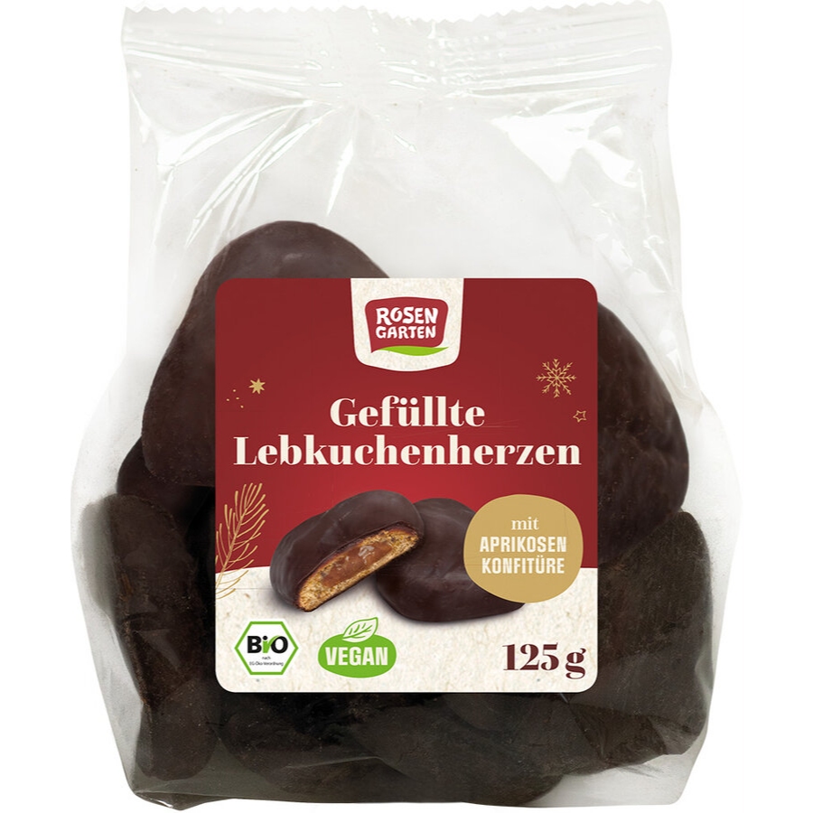 Bio Lebkuchenherzen gefüllt