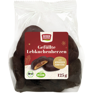 Bio Lebkuchenherzen gefüllt