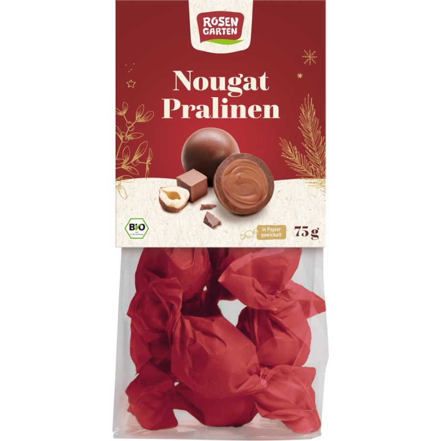 Bio Nougat-Pralinen