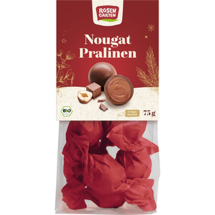 Bio Nougat-Pralinen