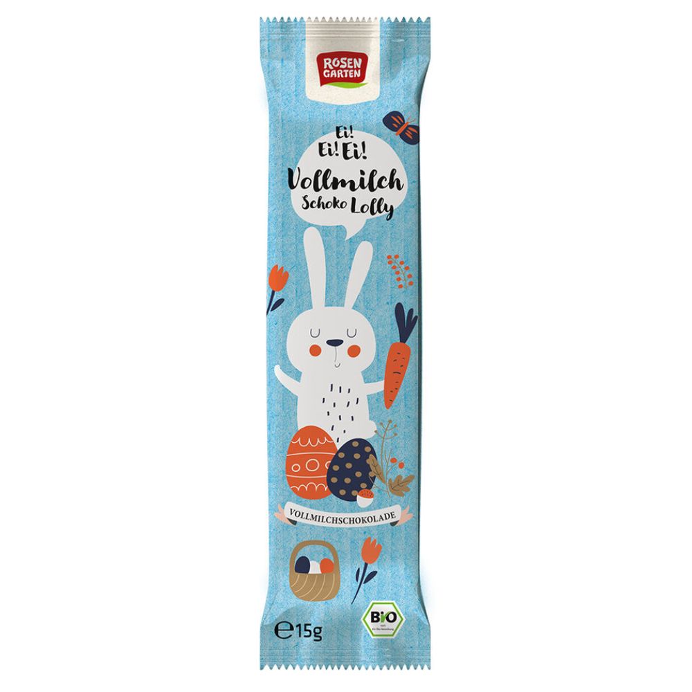 Sucette lapin chocolat au lait bio