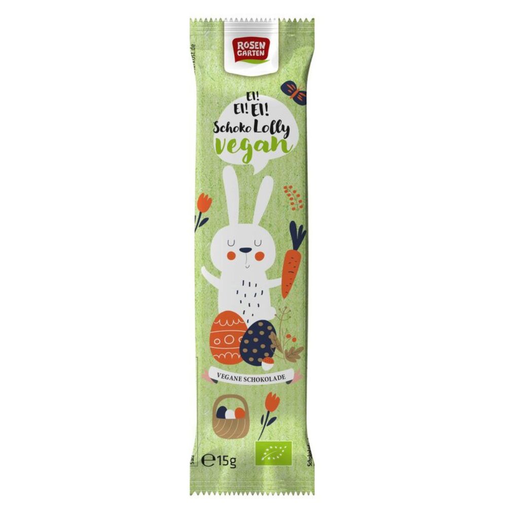 Sucette lapin en chocolat vegan bio