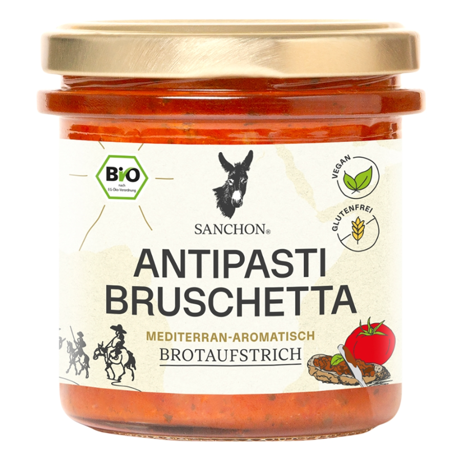 Bio Brotaufstrich Antipasti Bruschetta