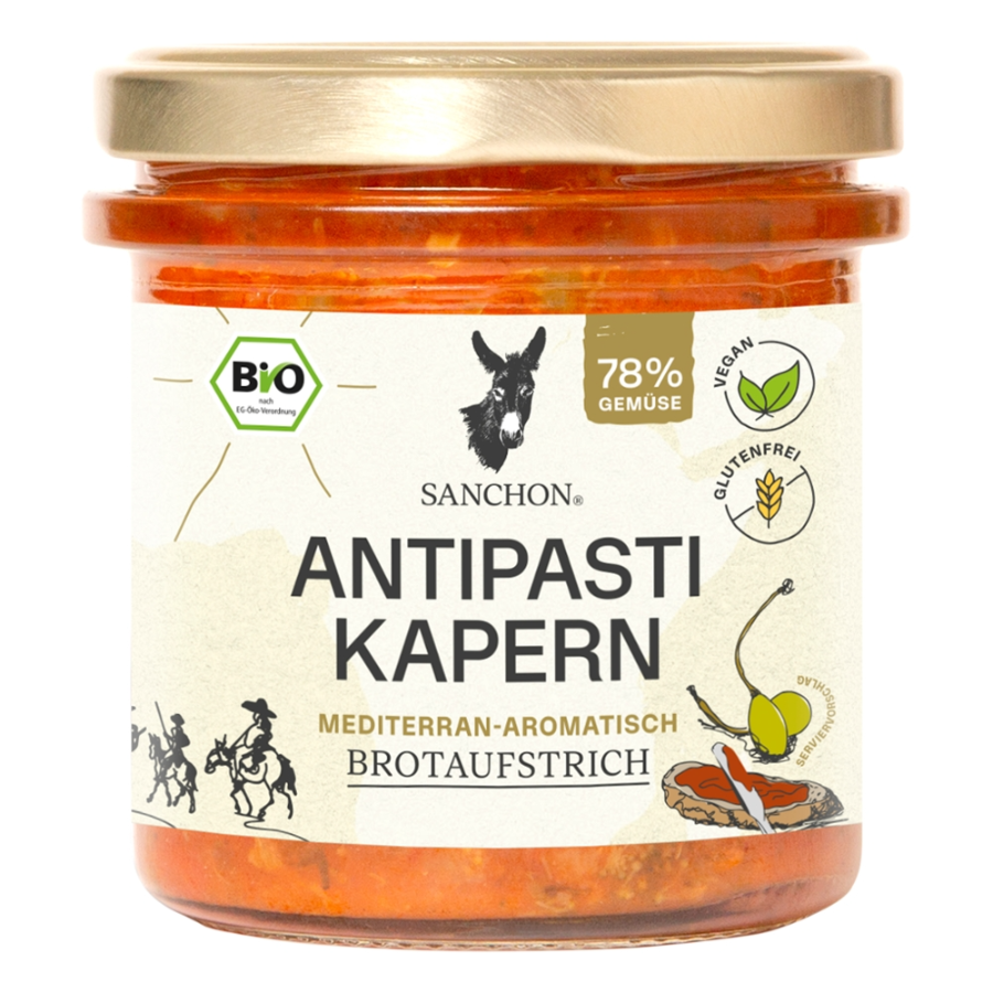 Bio Brotaufstrich Antipasti Kapern