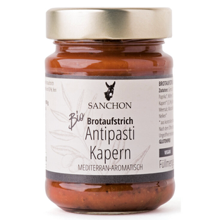 Bio Brotaufstrich Antipasti Kapern