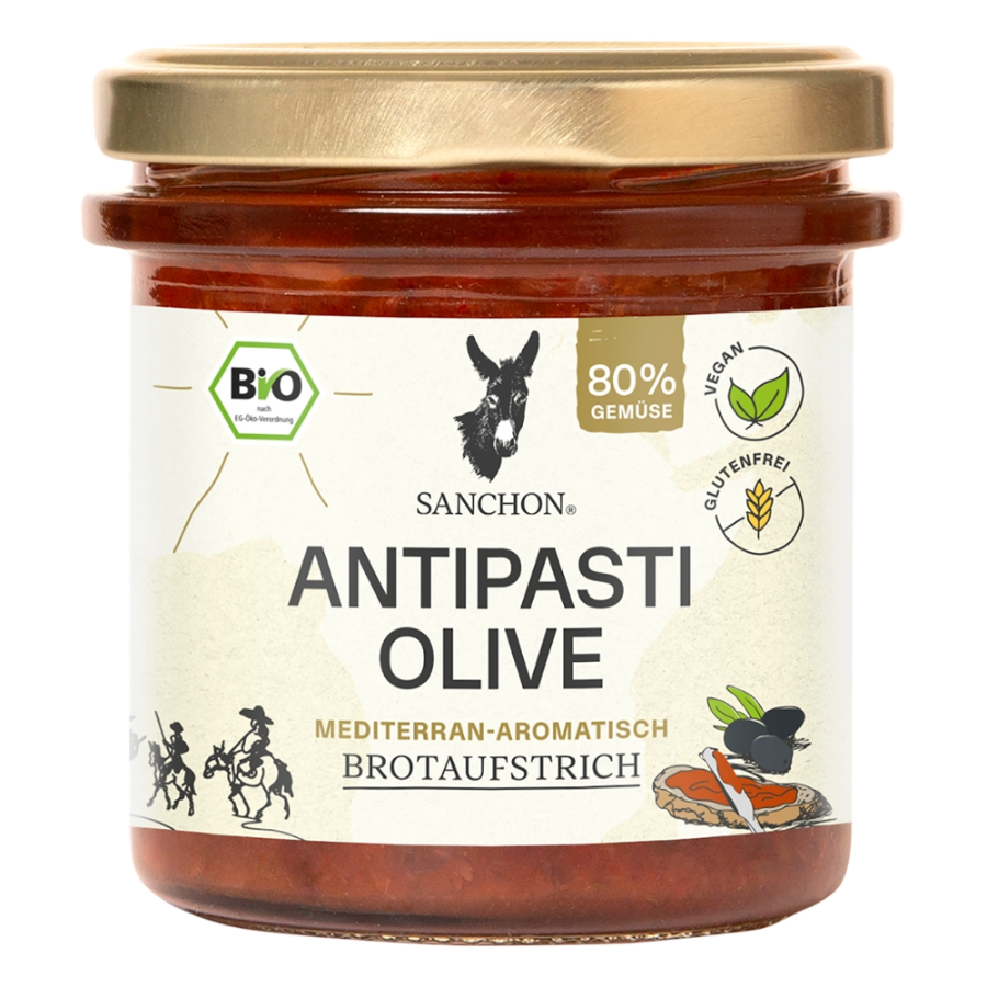 Bio Brotaufstrich Antipasti Olive