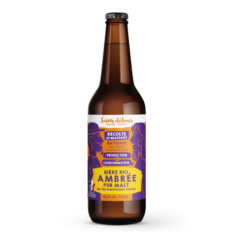 Bière ambrée 5° bio