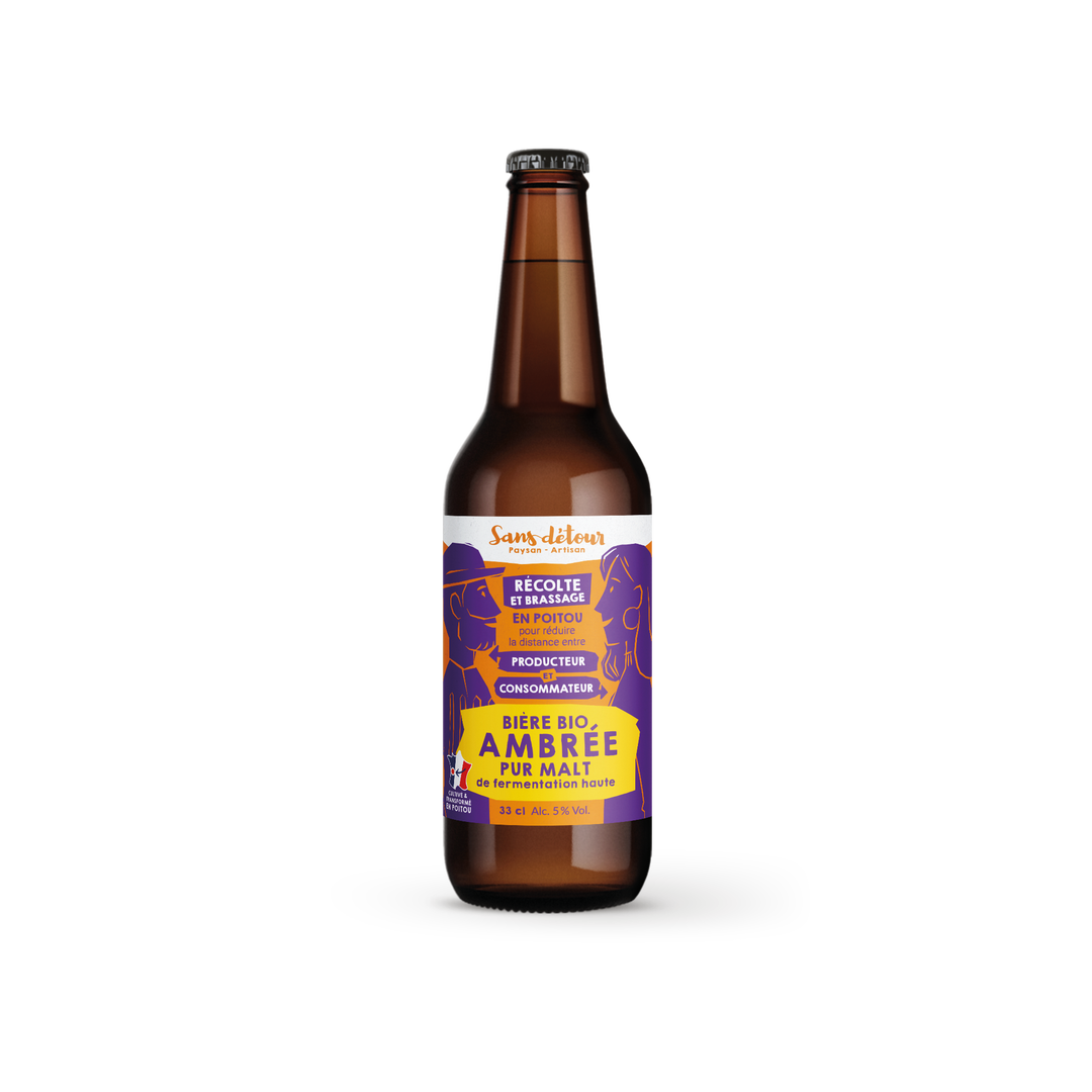 Bière ambrée 5° bio