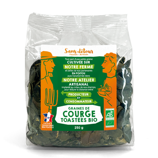 Graines de courge toastées bio