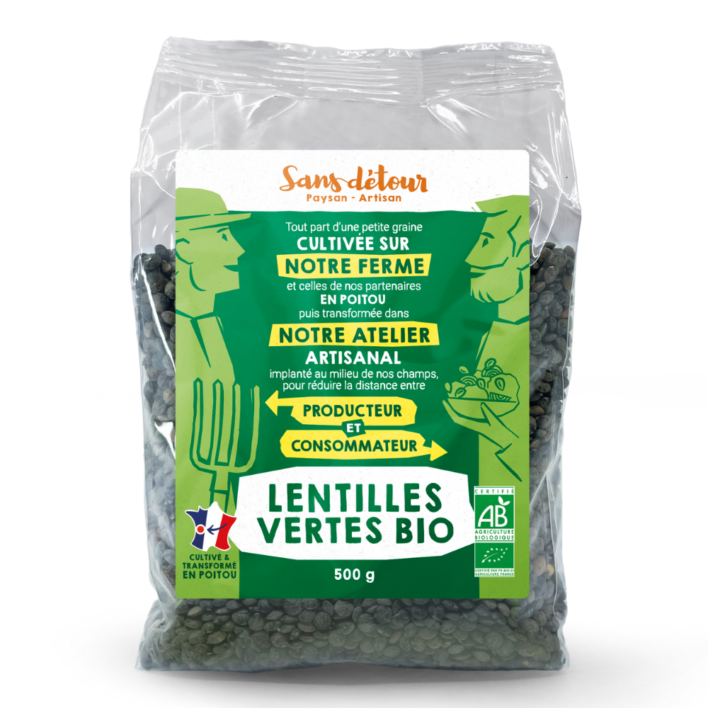 Lentilles vertes bio