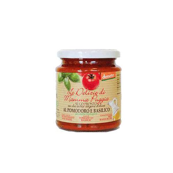 Sauce Tomate Basilic Demeter Bio