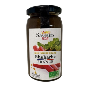 Confiture rhubarbe bio