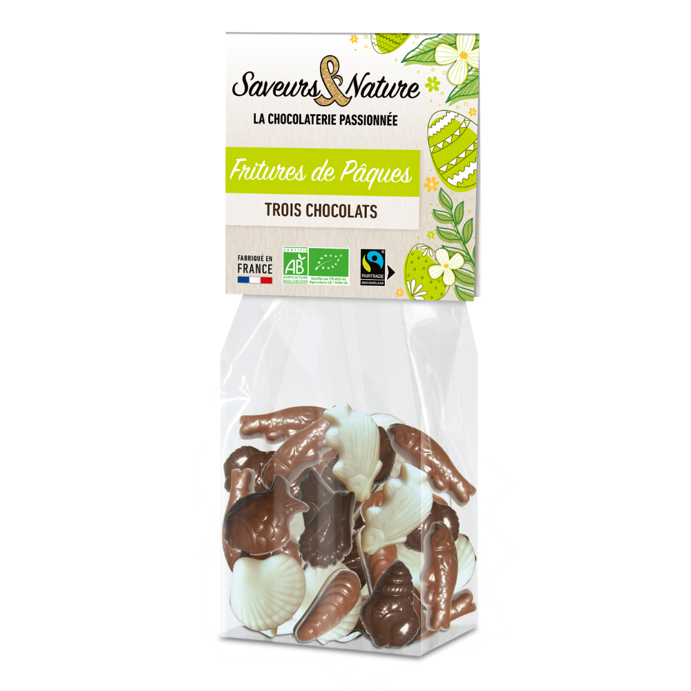Fritures aux trois chocolats bio