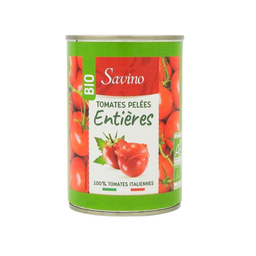 Tomates entières pelées bio
