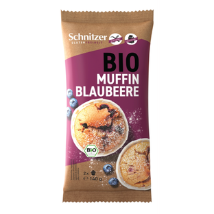 Bio Muffin Blaubeere, glutenfrei, 2 Stk.