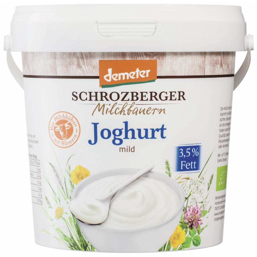 Bio Naturjoghurt 3,5% Fett, demeter